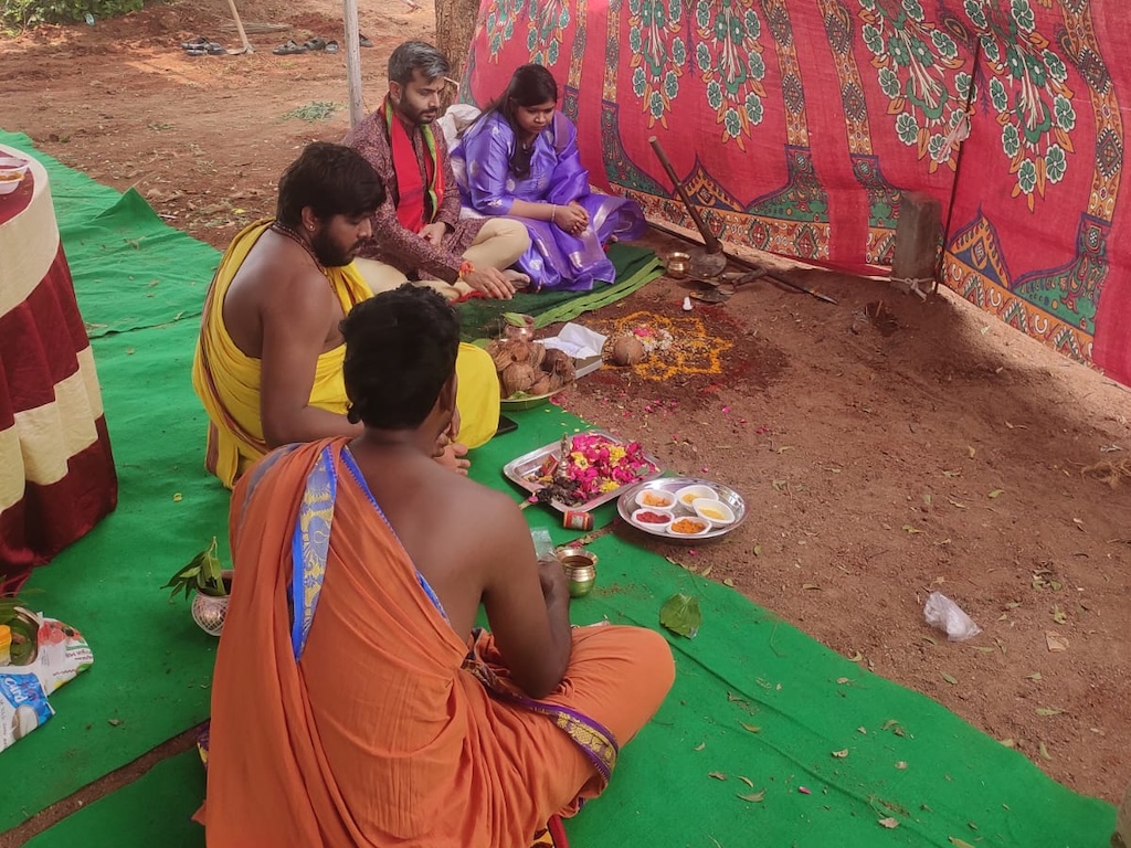 Vedaanta Sanskriti Bhumi Puja at Hyderabad